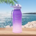 thumbnail image 4 of Termos para agua de 1300 ml deportiva con degradado helado para exteriores (púrpura), 4 of 8