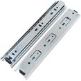 thumbnail image 1 of Drawer Slides 10 Inch Ball Bearing Full Extension 3 Section Slide Track Mounting Drawer Runners Slider for Cabinet Home Furniture, 2 Pack (Silver 10 Inch), 1 of 4