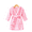 Pink Water Wave, variant on Esaierr Toddler Bathrobe Robe,Boys Girls Cartoon Printing Lace-Up Robe for Baby 3Y-8Y