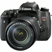 Angle View: Canon Black EOS Rebel T6s Digital SLR Camera with 24.2 Megapixels and 18-135mm Lens Included