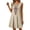 A Beige, variant on Lenago Plus Size Summer Dresses for Women 2025 Maxi Dress V-Neck Short Sleeve Dresses for Party Casual Summer Maxi Dresses for Women with Pockets