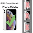 thumbnail image 6 of Phone Case Compatible with iPhone Xs Max, Clear Case Black Protective Bumper Non-Yellowing Cover for 6.5 Inch, 6 of 7