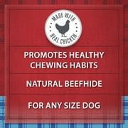 Ol' Roy Beefhide Coated Rolls with Chicken For Any Size Dogs, 20.95 oz, 36 Count