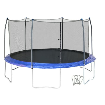 Skywalker Trampolines 16  Trampoline  with Wind Stakes  Blue (Box 2 of 2) [245168257]