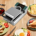 ZHON Panini Press 1000W Panini Maker Single Toaster Grill Electric