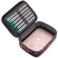 thumbnail image 2 of High Capacity Zipper Pens Pencil Case- Multi-Functional Stationery Pencil Pouch 72 Slots Colored Pencil Case Portable Pencil Bags With 2 Removable Sleeves(Purple Star), 2 of 7