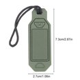 thumbnail image 3 of 4uds. Etiqueta de identificación personalizada, etiqueta ligera con logotipo de TPE, Collar con nombre de mascota, verde militar, 4 Uds., 3 of 6
