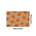 thumbnail image 7 of Stijggn Halloween Bath Rugs Halloween Rugs Cute Pumpkin Front Door Entrance Mat Vintage Rustic Yard Non Slip Porch Home Decoration for Bathroom, Front Door, Bedroom, Kitchen, 7 of 7