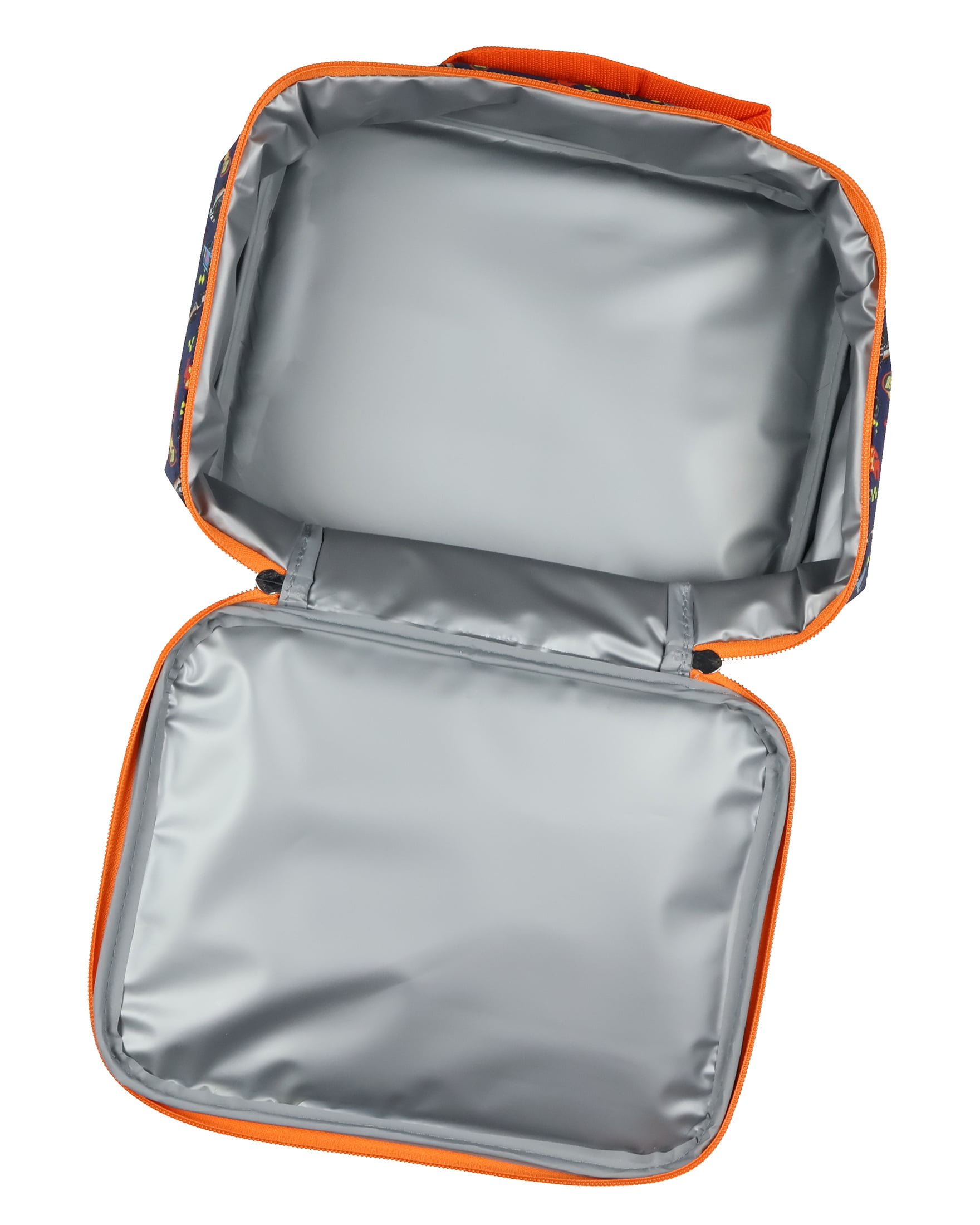 Hot Wheels Race To Win Lunch Box Full Zip Around Insulated Lunch Tote Bag For Hot and Cold Food 10"