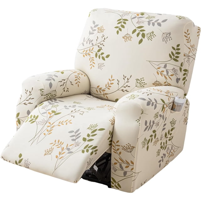 Recliner Slipcovers -Pieces Lazyboy Recliner Covers Recliner Couch Covers Recliner Chair Cover Non Slip Reclining Slipcovers with Storage Pockets Furniture Protector for Living Room