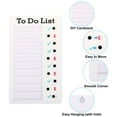 thumbnail image 5 of Uxcell Checklist Board Set, 4Pcs Plastic Memo Chore Chart Task Schedule with Blank Cardstock Pen , White, 5 of 6