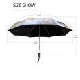 thumbnail image 3 of YAZAOO One-Touch Auto Open Close Rain Umbrella With Creative Vibrant Floral Bouquet Pattern, 3 of 7