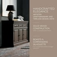 thumbnail image 6 of Maven Lane Theo Traditional Wooden Sideboard in Antiqued Brown Finish, 6 of 7
