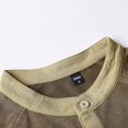 thumbnail image 6 of Akiihool Men Oversized T Shirt Mens T Shirt Long Sleeve Crew Neck Soft Fitted Tees Khaki,XL, 6 of 9
