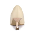 thumbnail image 2 of BLISSFUL STEP Women's Pointed Toe Low Kitten Heels Pumps, 2 of 7