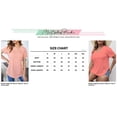 thumbnail image 5 of Mint Plus Pink - Solid V-Neck Casual Tops - Luxuriously Comfortable Tri- Blend Delight, 5 of 5