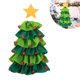 thumbnail image 3 of Advancent Suministros decorativos de la cubierta de la botella de vino en forma de árbol de Navidad para el escritorio del restaurante del hotel del hogar Kits de decoración para fiestas Verde Advancent HA027008-02, 3 of 6