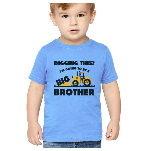 Big Brother Tractor Tstars Toddler's Shirt Perfect for Pregnancy