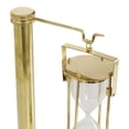 thumbnail image 4 of DecMode 7" x 11" Gold Metal Hourglass Sand Timer, 1-Piece, 4 of 8