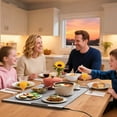 thumbnail image 2 of Costway Rollable & Portable Electric Warming Tray with Fasting Heating Timer Auto Shut-Off Gray, 2 of 10