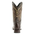 thumbnail image 3 of Ferrini Mens Jesse  Embroidered Square Toe Cowboy  Mid Calf Boots, 3 of 5