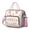 Pink-8, variant on Large Retro Lemon Print Lunch Tote - 100% Leakproof Thermal Bag with Multiple Compartments for Organization & Convenience