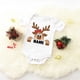thumbnail image 1 of Mono de bebé con estampado de ciervo personalizado para niño y niña, mono de manga corta para bebé con nombre personalizado para Navidad, ropa para recién nacidos para el día de Navidad, 1 of 5
