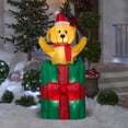 thumbnail image 2 of Christmas Airblown Inflatables Animated POP-Up Dog Gift Box, 2.7 ft., 2 of 2