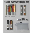 thumbnail image 6 of Nicpro 16 Pack Mechanical Carpenter Pencil Set with 42 Refill & Carbide Scribe Tool, Construction Pencils Heavy Duty Woodworking Pencils for Architect, 6 of 9