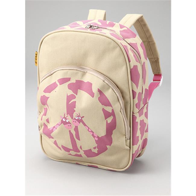 D&N Kids LBP11 School Children Daycare Peace Giraffe Backpack