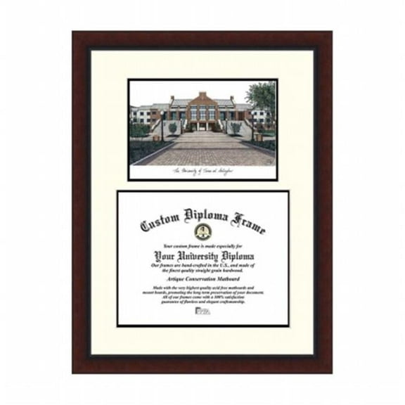 Campusimages TX946LV University of Texas Arlington Legacy Scholar Diploma Frame