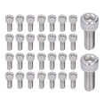 thumbnail image 2 of Allen Head Bolts, 30Pcs Hex Bolt Socket Cap Head Screw Stainless Steel Allen Head Socket Cap Screw Fastener A2 70 304 Stainless Steel Marine Grade Fastener Hardware, 2 of 7