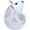 White, variant on Dispenser Mice Toy for Interactive Leakage Feeder Indoor Teasing Feeding Mice Toy Pet Supplies