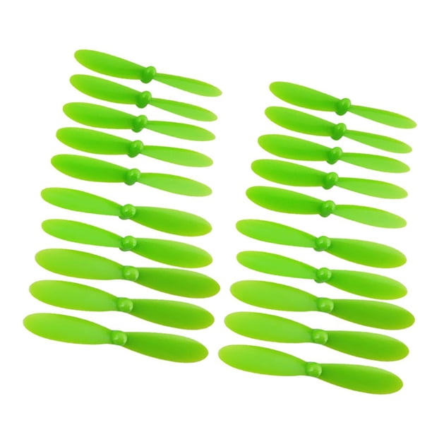 20 hélices ligeras de 2 pulgadas de alta calidad para cuadricóptero, multicolores. Verde