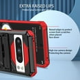 thumbnail image 6 of For Google Pixel 8 Pro Case with Belt Clip Holster, Heavy Duty Military Grade Drop Protective, 360° Rotating Kickstand Shockproof TPU Shell Durable Rugged Cover For Google Pixel 8 Pro, Red, 6 of 15