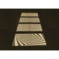 thumbnail image 1 of Ahgly Company Indoor Rectangle Patterned Wood Brown Area Rugs, 5' x 8', 1 of 1