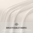 thumbnail image 4 of Kotton Culture 1000 TC Egyptian Cotton Full Size 16" Deep Bed Sheet Set Butter Color, 4 of 5