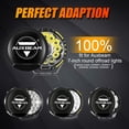 thumbnail image 4 of Round Offroad Light Covers, Auxbeam 7 Inch Black Lens Protective Cover with Logo Light Bar Protection Masks for 7" Round Driving Light Pods, 4 of 6