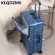 thumbnail image 2 of KLQDZMS-maleta con carga USB de 20, 24 y 26 pulgadas, caja de embarque con apertura frontal, cubierta de carrito multifuncional, equipaje de cabina con marco de aluminio, 2 of 4