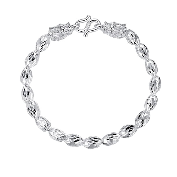 Pulseras chinas hechas a mano para mujer, pulseras talladas, pulseras ajustables