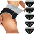 thumbnail image 1 of Kelon sous-Vêtements en Nylon pour Femmes, Culottes Unies Patchwork, 1 of 5