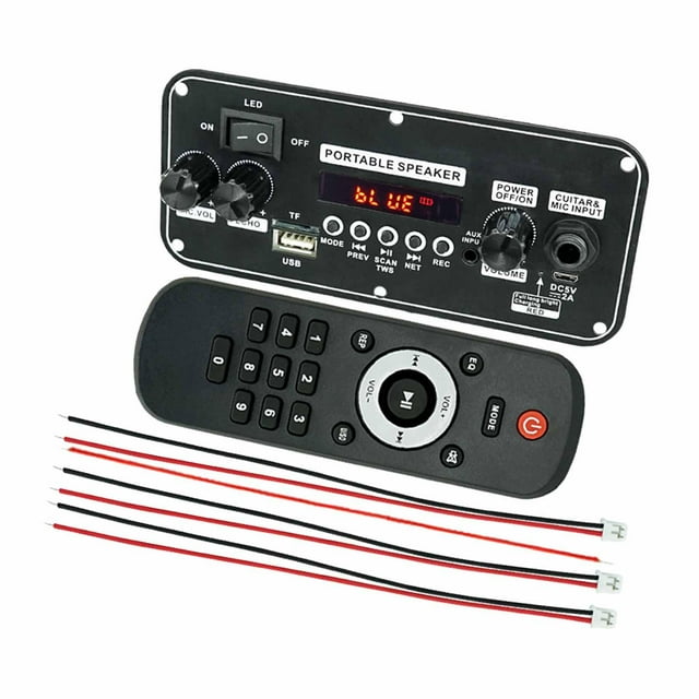 yingyy MP3 Audio Board Module With Bluetooth Supports Wired Microphone And Digital Display For Enhanced Listening Supports USB