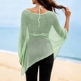 thumbnail image 6 of YTCAMLO Off Shoulder Poncho Tops for Women, Casual Boho Loose Fit Sheer Mesh Cover Ups, Lightweight Flowy Going Out Clothes, 6 of 6