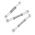 thumbnail image 4 of Varillas de varillaje de dirección delantera de aleación de aluminio para coche RC FS 53633/51805/51806 1/10 (plata), 4 of 10