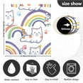 thumbnail image 3 of Cat Paw Print Rainbow Dishwasher Magnetic Refrigerator Magnet Cover Kitchen Art Panel Decal Sticker Home Decorative 23"x26", 3 of 6