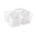 thumbnail image 4 of Cesta de ducha multifuncional, organizador de baño portátil, almacenamiento de artículos de limpieza Blanco, 4 of 9