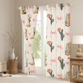 thumbnail image 3 of Feelyou Cowgirl Boot Curtains Pack of 2 (42x84 Each), Cactus Botanical Curtains Blackout, 3 of 6