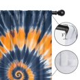 thumbnail image 4 of Blackout Kids Curtains,Orange Blue Tie Dye Mandala Pattern Childrens Insulated Curtains Set Of 2,Bedroom Essentials,Toddler Room Decor 42"x84", 4 of 5