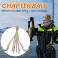 thumbnail image 4 of 4Pcs Luminous Octopus Fishing Baits Bite Resistant Soft Flexible Bright Color Realistic Fishing Lures Artificial Baits-Ivory, 4 of 7