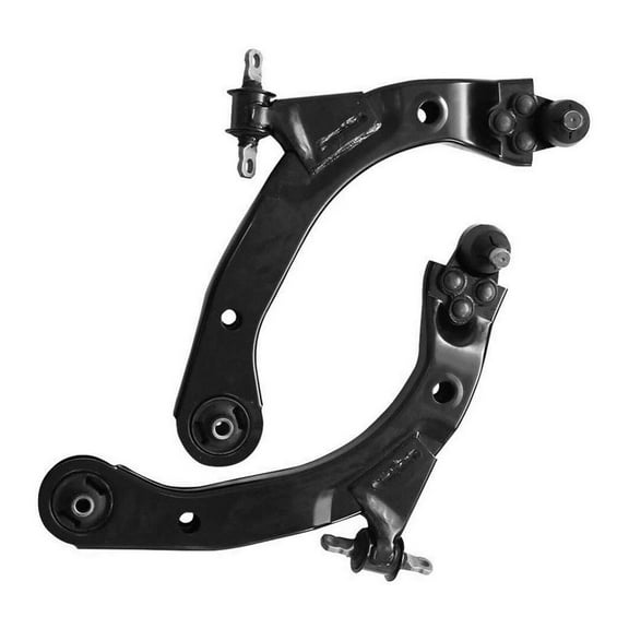 2 Pc Front Lower Control Arm with Ball Joint Assembly Left & Right Side Suspension Set Fits select: 2005-2010 CHEVROLET COBALT, 2006-2011 CHEVROLET HHR